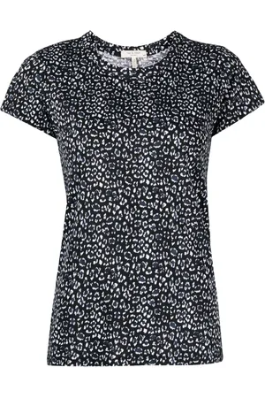 RAG&BONE Leopard-print short-sleeved T-shirt