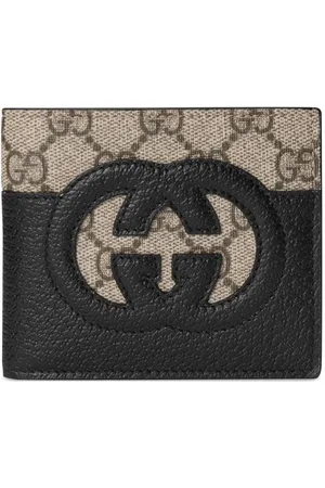 Snake printed coated canvas wallet - Gucci - Men | Luisaviaroma