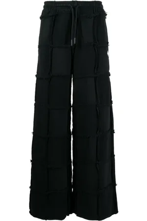 MARCELO BURLON Inside-out frayed drawstring trousers