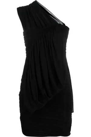 Rick Owens One-shoulder ruched minidress