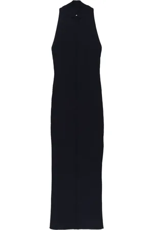 Courrèges Cut-out ribbed midi dress