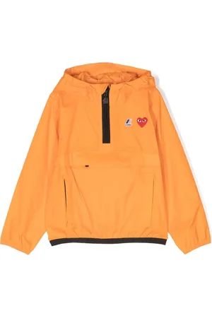 Comme des Garçons Logo-patch pullover hooded jacket