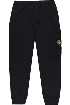 Stone Island Men Sweatpants - Logo-patch detail track pants - Black
