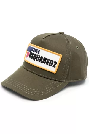 Dsquared2 Logo-patch cotton cap - Green