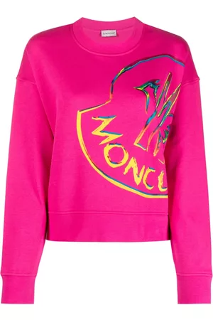 Moncler Logo Colorblock Cotton Sweatshirt