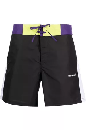 OFF-WHITE Men Swim Shorts - Arrows-print swim shorts - Black
