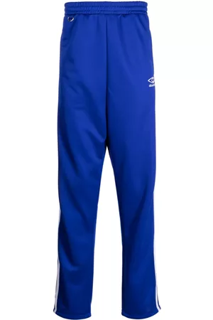 DOUBLET Men Sweatpants - Embroidered-logo track pants - Blue