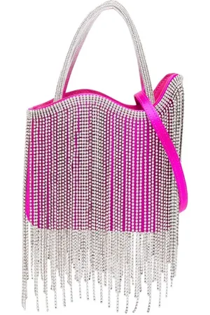 LE SILLA Ivy crystal-fringe mini bag