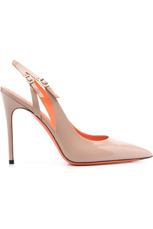 santoni Audrey 120mm patent pumps