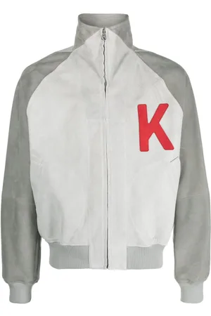 Kenzo Elephant-print varsity jacket