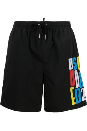 Dsquared2 Logo print drawstring swim shorts