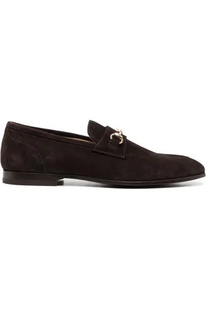 Scarosso Buckle-detail suede loafers