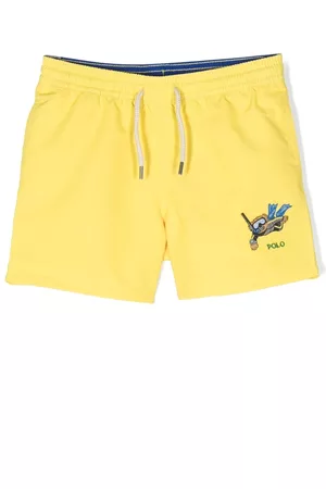 Ralph Lauren Polo-bear swim shorts - Yellow