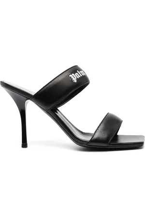 Palm Angels 105mm logo-print leather sandals