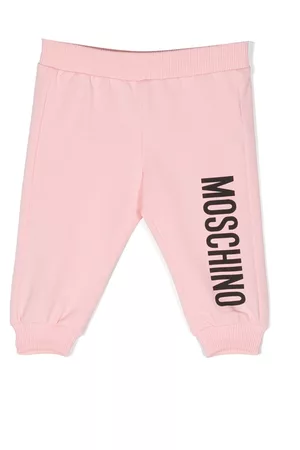 Moschino Logo-print track pants - Pink