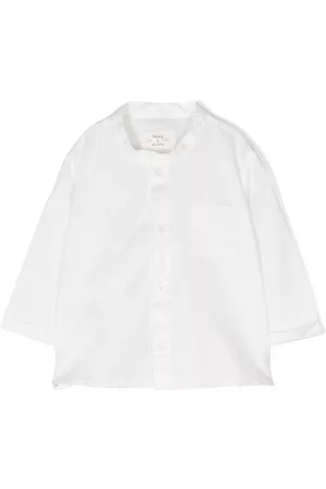 TEDDY & MINOU Shirts - Cotton blend tunic shirt - White