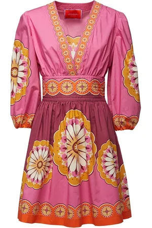 La DoubleJ Margherita V-neck flared dress