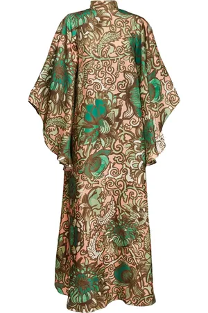 La DoubleJ Magnifico floral-print silk maxi dress