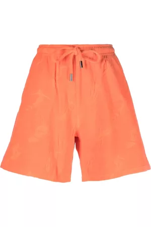 Dsquared2 Embossed pattern drawstring shorts - Orange
