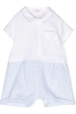 Il gufo Polo-shirt linen romper