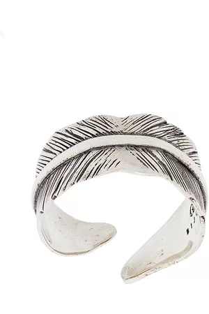 Gas Bijoux Men Rings - Penna feather ring - Metallic