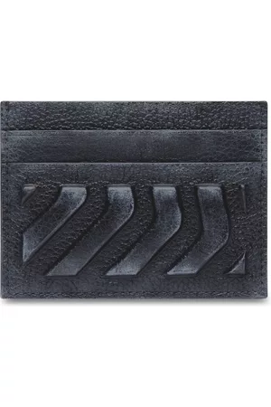 Balenciaga Wallets - Logo-print leather cardholder - 1091 -BLACK + WHITE DIRT