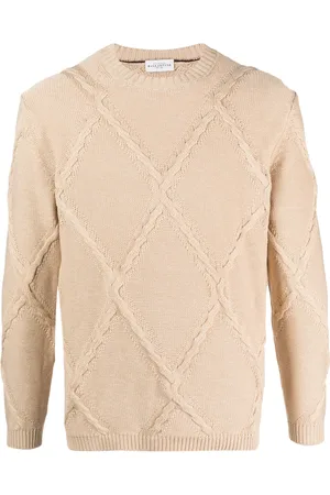 BALLANTYNE Textured cotton jumper