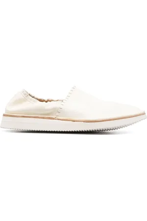 Premiata Elasticated-ankle rubber-sole loafers