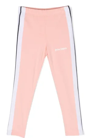 Palm Angels Side stripe-print leggings