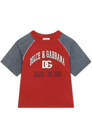Dolce & Gabbana Boys T-shirts - Logo-print T-shirt - Red