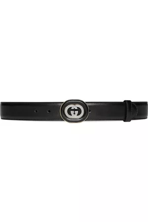 Gucci Double G logo-buckle belt - Black