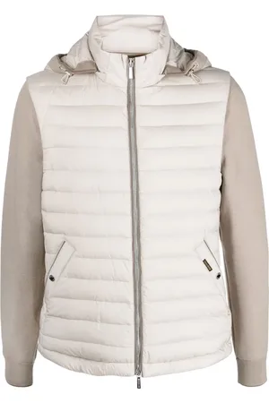 MOORER Padded bomber jacket