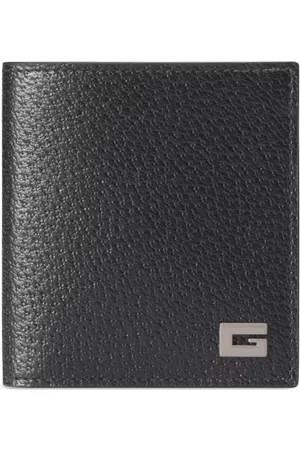 Gucci Men Wallets - Logo-plaque bi-fold wallet - Black