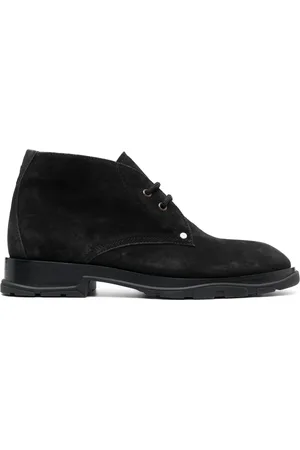 Alexander McQueen Lace-up suede boots