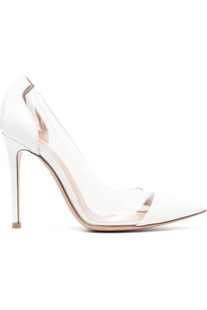 Gianvito Rossi Plexi 105mm patent leather pumps