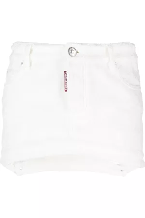 Dsquared2 Denim mini skirt - White