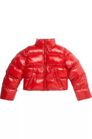 Balenciaga Cropped puffer jacket - Red