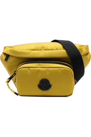 Moncler Durancae logo-patch belt bag - Yellow