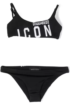 Dsquared2 Girls Bikini Sets - Icon logo-print bikini set - Black