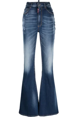 Dsquared2 Flare washed denim pants