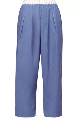 Maison Margiela Drop crotch cropped trousers - Blue