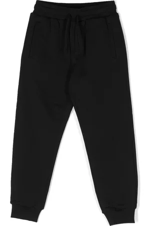 Dolce & Gabbana Sweatpants - Rear embroidered-logo track pants - Black