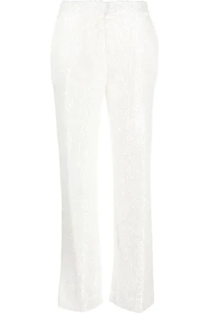 Claudie Pierlot Sequin-embellished flared trousers