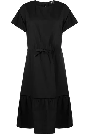 A.P.C. Ida open-work cotton dress - Black