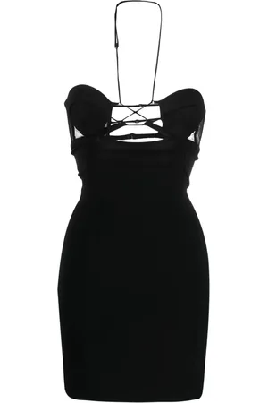 Nensi Dojaka Strappy cut-out minidress