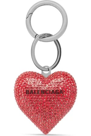 Balenciaga Women Keychains - Valentine's Strass key chain - Red