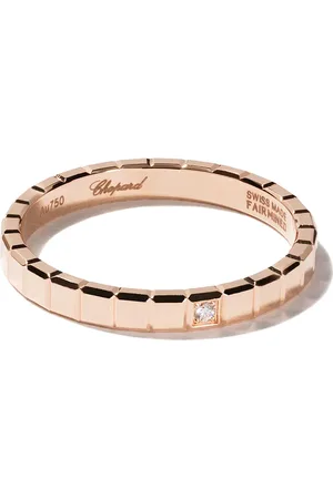 Chopard 18kt rose gold Ice Cube Pure diamond ring