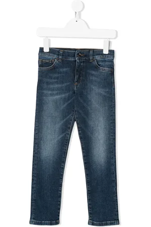 Dolce & Gabbana Logo-appliqu?? slim-cut jeans
