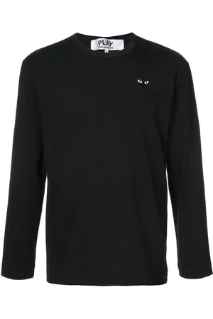 Comme des Garçons Long-sleeve heart logo T-shirt