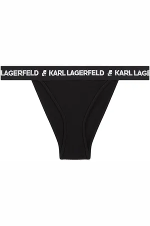 Women's SCALLOP-EDGED LACE TRIANGLE BRA by KARL LAGERFELD